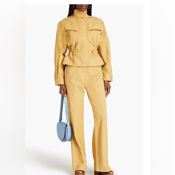 ZIMMERMANN Dancer Cotton-Blend Twill Jacket - Picture 1 of 9